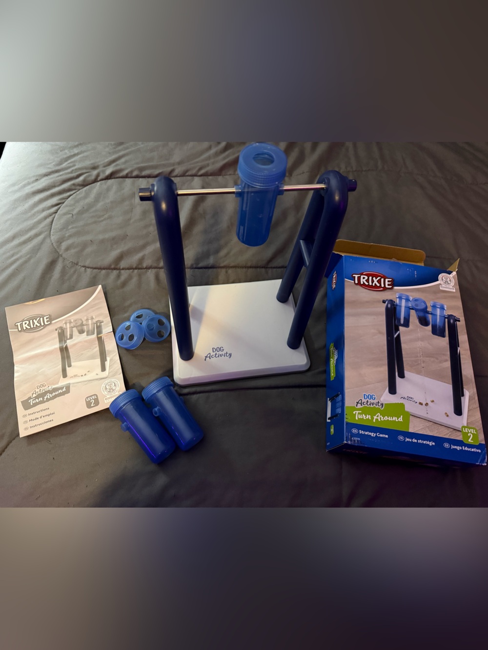 Trixie Blue Dog Activity Turn Around Interactive Puzzle